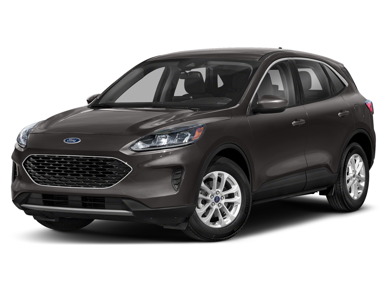 2020 Ford Escape SE in Magnetic Metallic — front three-quarter view