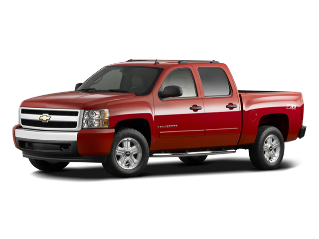 2008 Chevrolet Silverado LTZ in Graystone Metallic — front three-quarter view
