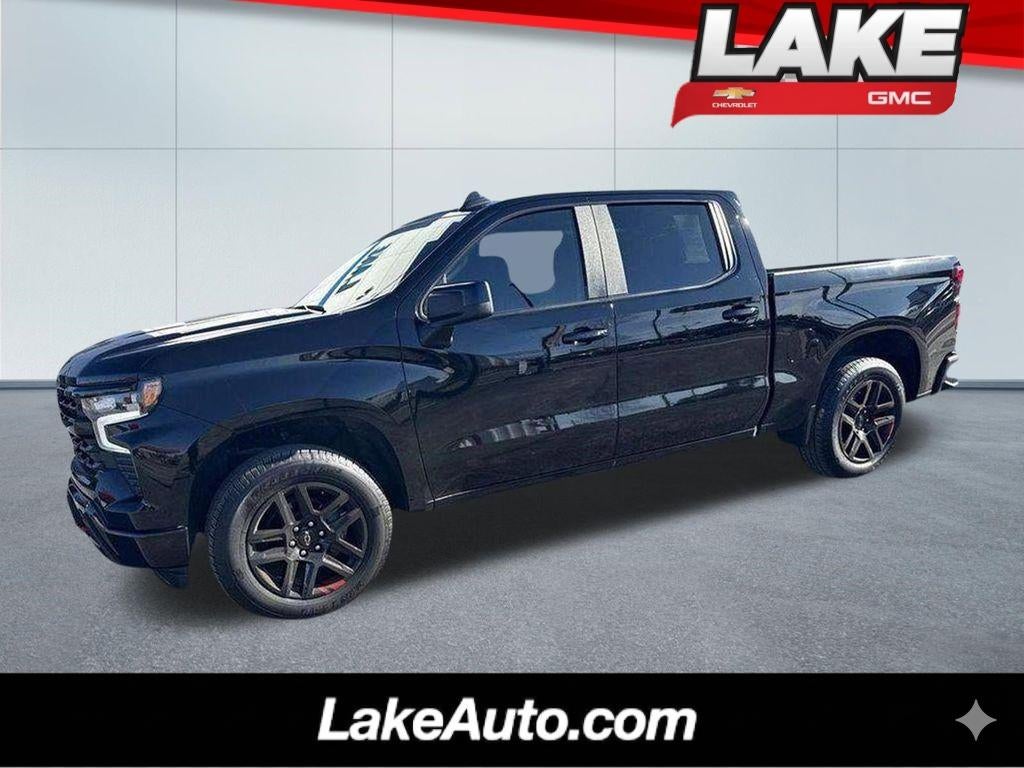 2024 Chevrolet Silverado 1500 RST in Black — front three-quarter view