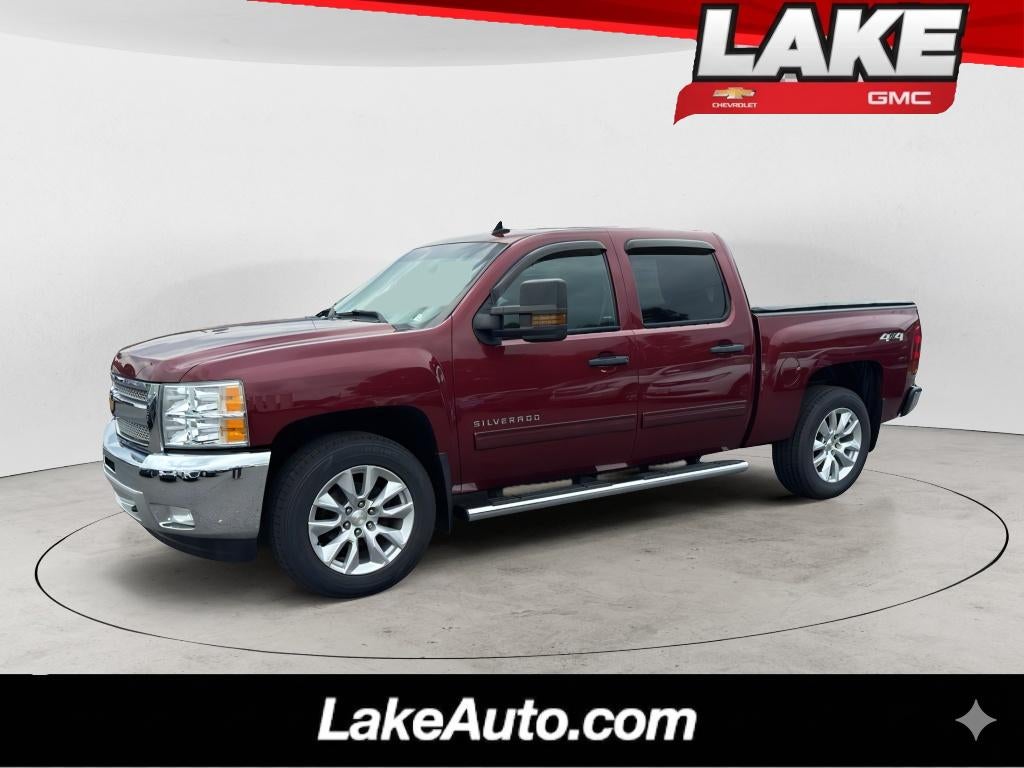 2013 Chevrolet Silverado 1500 LT in Deep Ruby Metallic — front three-quarter view