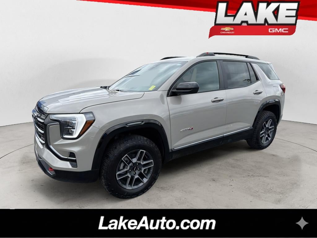2026 GMC Terrain AT4 in Riverstone Metallic — front three-quarter view